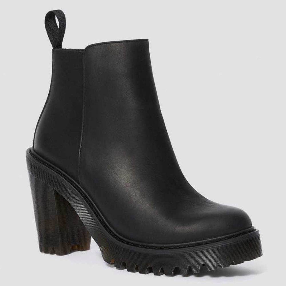 Dr. Marten Magdalena Leather Chelsea Combat Boots